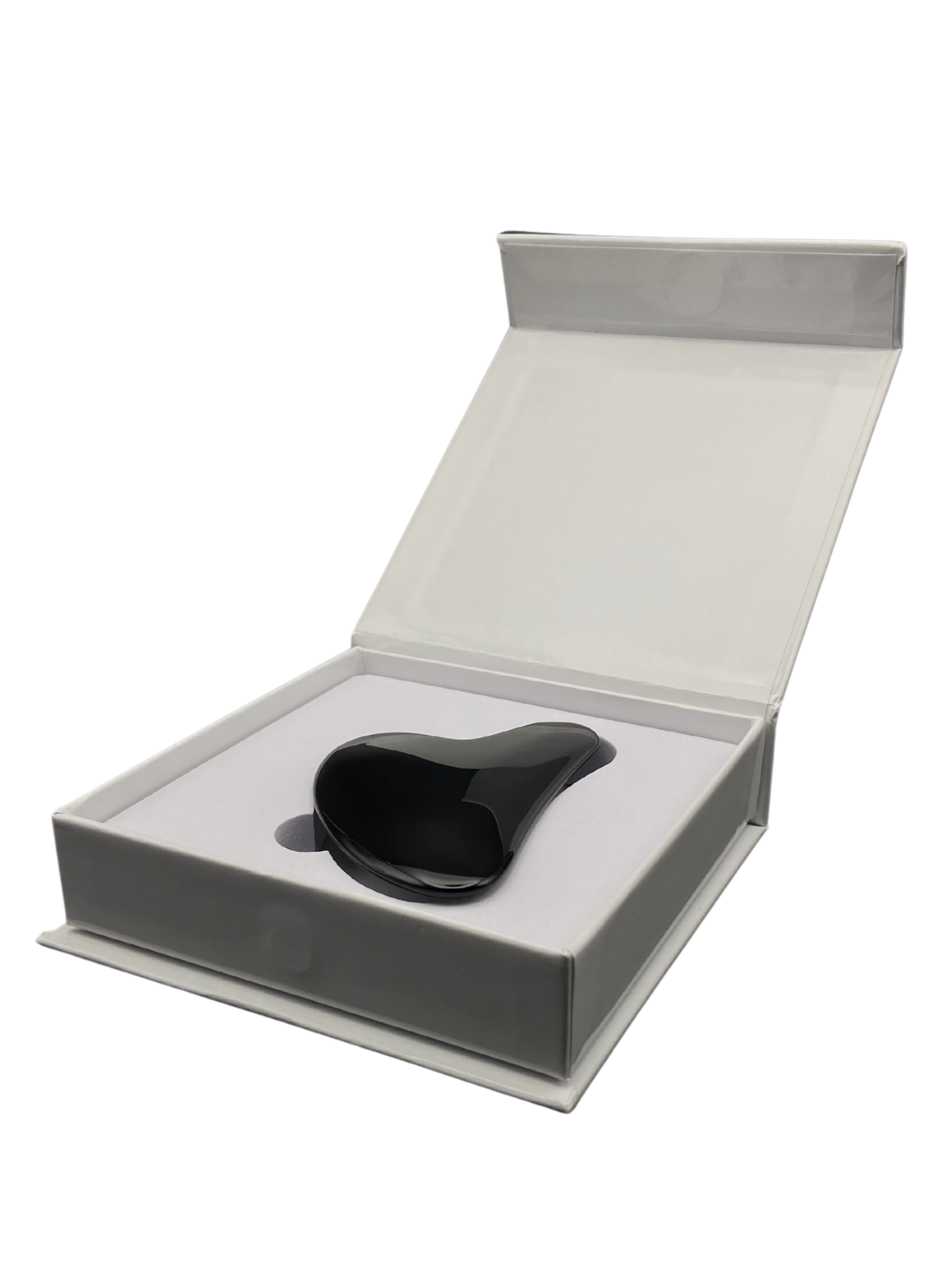 Gua Sha-Stein Schwarzer Obsidian