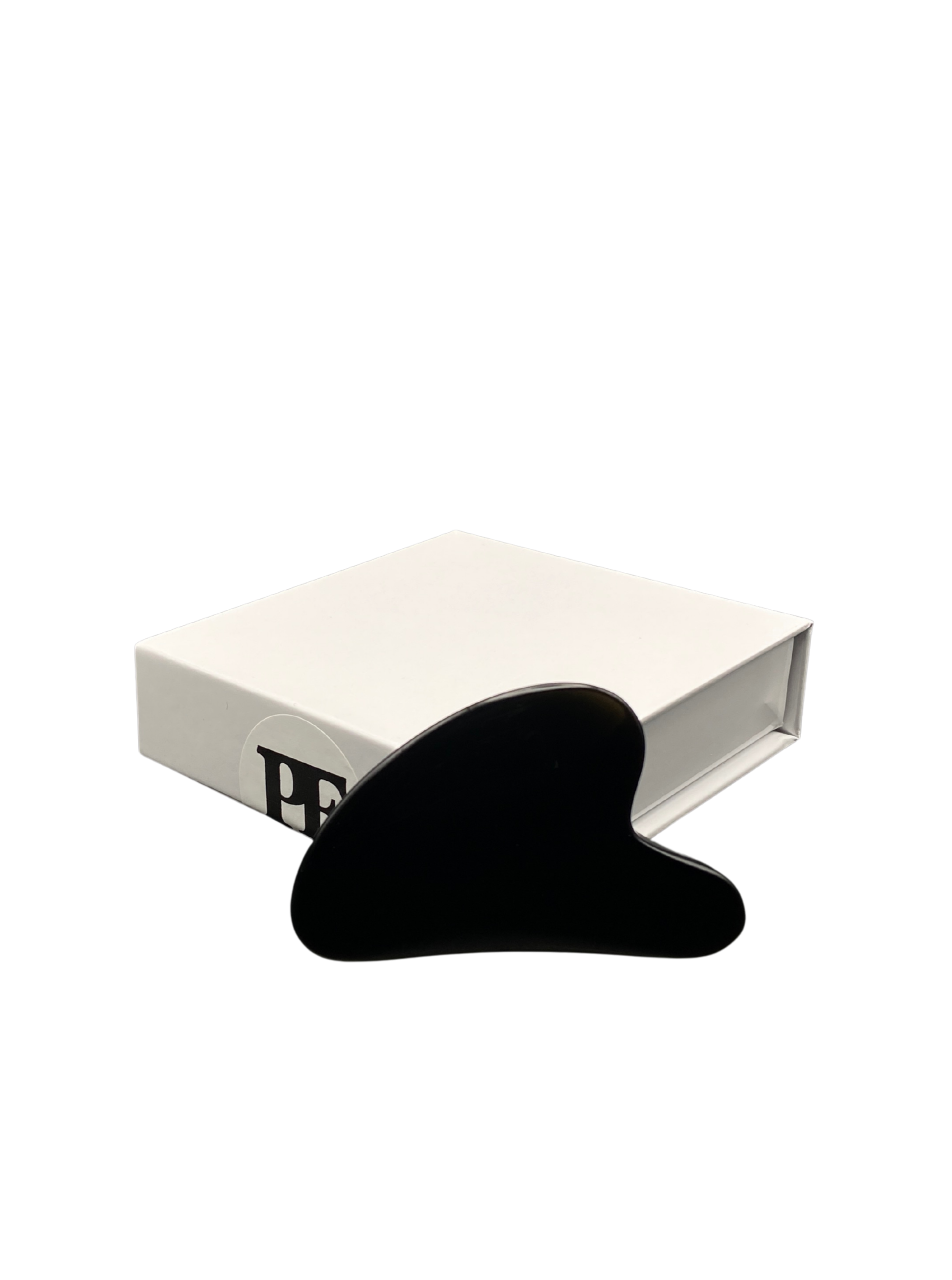 Gua Sha-Stein Schwarzer Obsidian